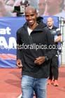 Mo Farah introduced to the crowd at the Great North CityGames. Photos: David T. Hewitson/Sports for All Pics